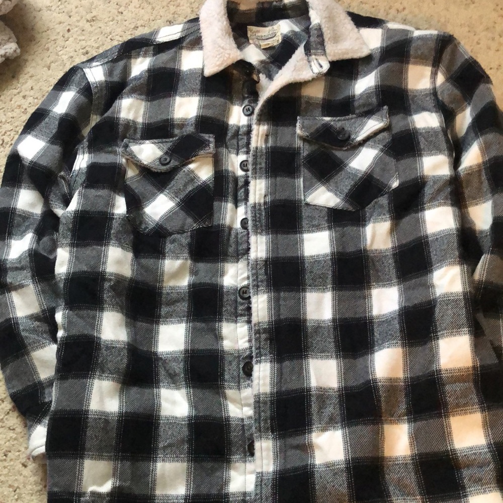 Plaid jacket, size large men’s